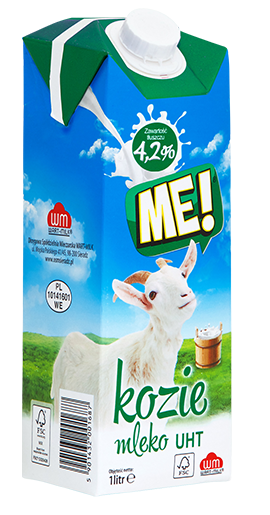 Mleko kozie Uht 4,2 % 1 l - Wart-Milk (BIO)