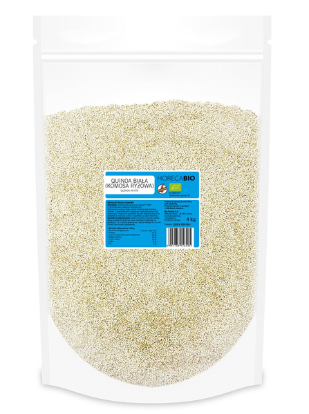 QUINOA BIAŁA (KOMOSA RYŻOWA) BEZGLUTENOWA BIO 4 kg - HORECA