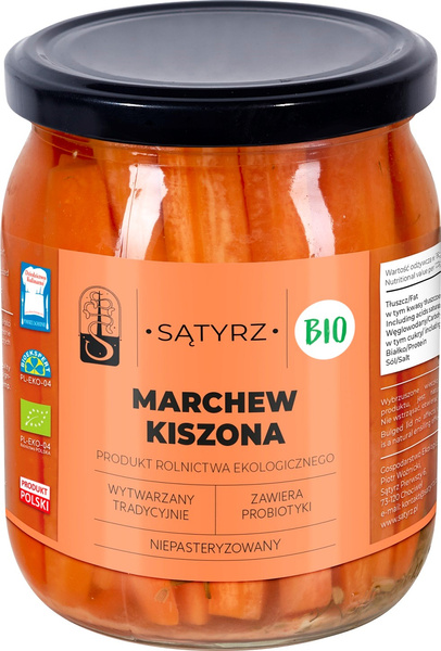 Marchew kiszona 500 g (280 g) - Sątyrz (BIO)