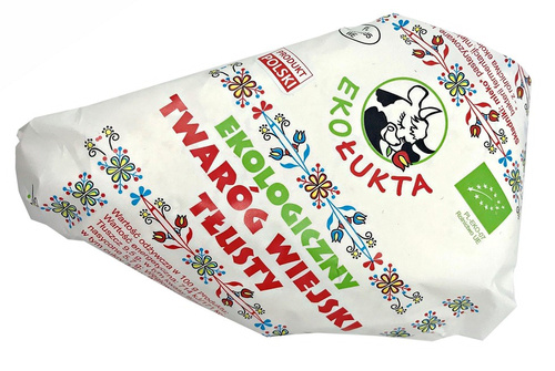 TWARÓG WIEJSKI KLINEK TŁUSTY BIO (około 0,30 kg) - EKO ŁUKTA