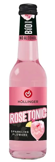 Drink Musujący bezalkoholowy rose tonic 330 ml - Hollinger (EKO)