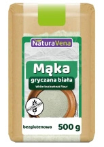 Mąka gryczana biała bezglutenowa 500 g - Naturavena