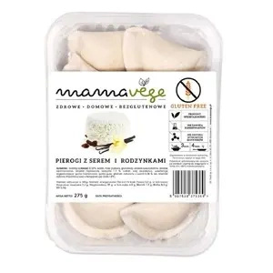 Pierogi z serem i rodzynkami bezglutenowe 275 g - Mama Vege