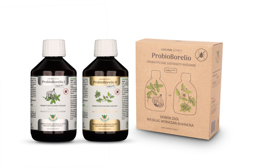 Probiotyczny ekstrakt ziołowy probioborelio bezglutenowy 2 szt. 600 ml - Joy Day (EKO)