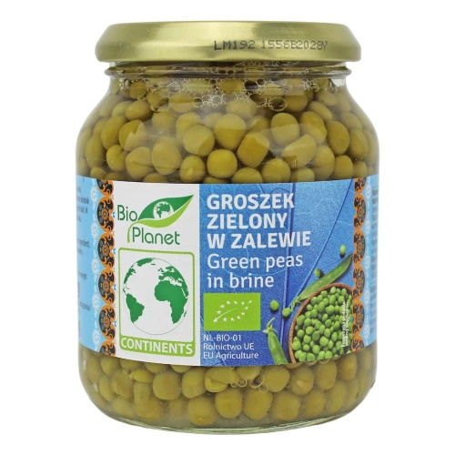 Groszek zielony w zalewie 350 g (230 g) - Bio Planet (EKO)