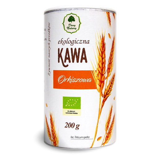 KAWA ZBOŻOWA ORKISZOWA BIO 200 g - DARY NATURY