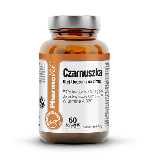 Czarnuszka (1000 mg) bezglutenowa 60 szt. - Pharmovit