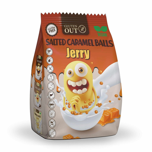 Kulki zbożowe karmelowe bezglutenowe 375 g - Jerry Gluten Out