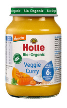 Warzywne curry bez dodatku cukru bezglutenowe od 6 msc. demeter 190 g - Holle (EKO)
