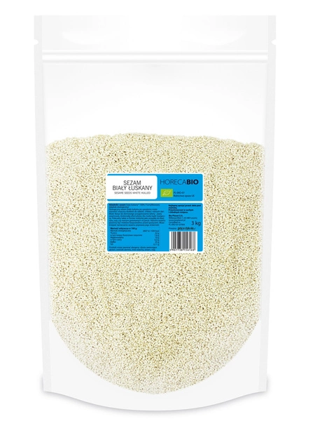 Sezam Biały Łuskany Bio 3 Kg  -  HORECA