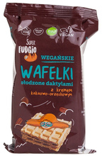 Wafelki z kremem kakaowo orzechowym słodzone daktylami (4 sztuki) 120 g - Me Gusto (BIO)