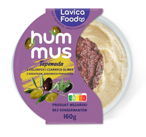 Hummus Tapenada 160 G - Lavica Food