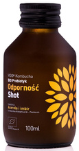 SHOT KOMBUCHA ODPORNOŚĆ BEZ DODATKU CUKRÓW BEZGLUTENOWY BIO 100 ml - VIGO