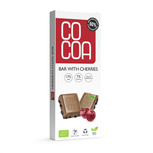 Tabliczka Biała Z Wiśniami Bio 40 G - Cocoa