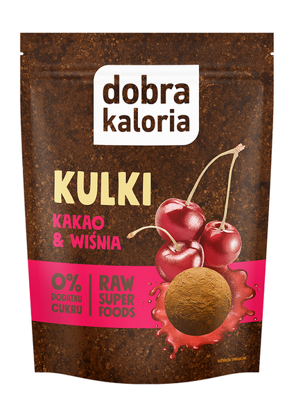 Kulki daktylowe kakao & wiśnia 58 g - Dobra Kaloria