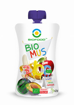 Mus Śliwka, Banan, Jabłko 90g - BIO FOOD