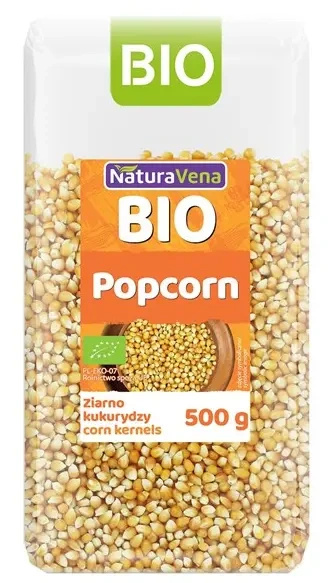 Popcorn ziarno kukurydzy 500 g - Naturavena (EKO)