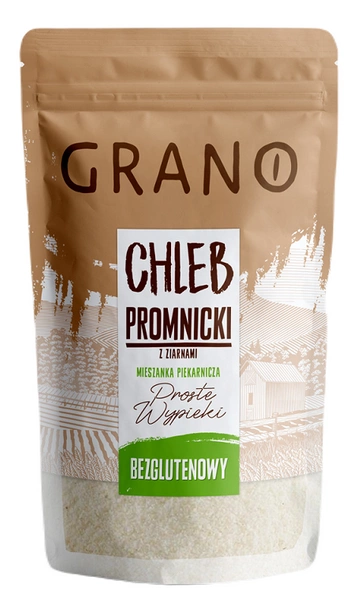 Mieszanka Do Wypieku Chleba Promnickiego Z Ziarnami Bezglutenowa 500 G - Grano