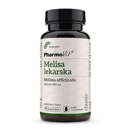 Melisa lekarska ekstrakt 280 mg bezglutenowa 90 szt. - Pharmovit