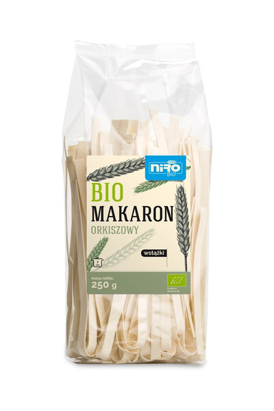 Makaron wstążki orkiszowy 250 g - Niro (BIO)