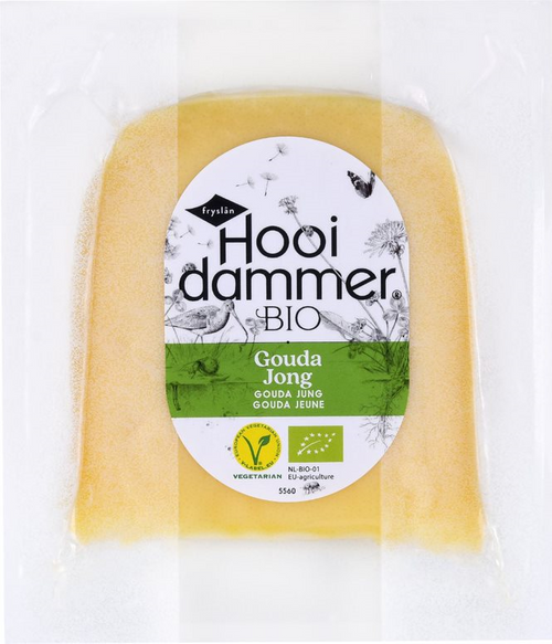 Ser gouda young (krótko dojrzewający) 200 g - Hooidammer (BIO)