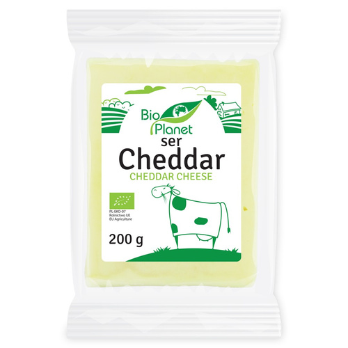 Ser cheddar 200 g kostka - Bio Planet (EKO)