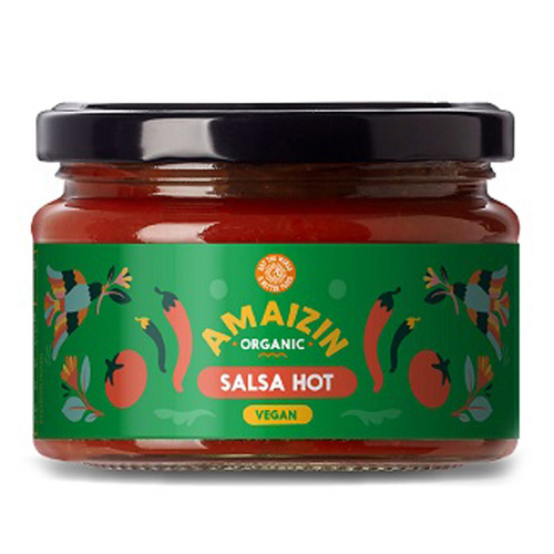 Sos Salsa Pikantny Bezglutenowy Bio 260 G  -  AMAIZIN