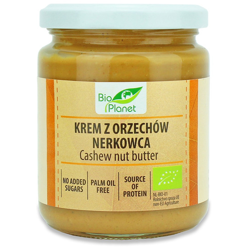 Krem z prażonych orzechów nerkowca 250 g - Bio Planet (EKO)