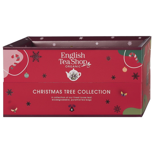 Kolekcja herbatek na choinkę piramidki 6 smaków 6 szt. 12 g - English Tea Shop (EKO)