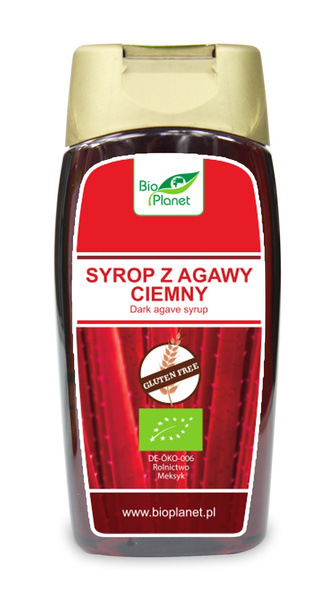 Syrop z Agawy Ciemny BIO 350g (250ml) - Bio Planet - EKO