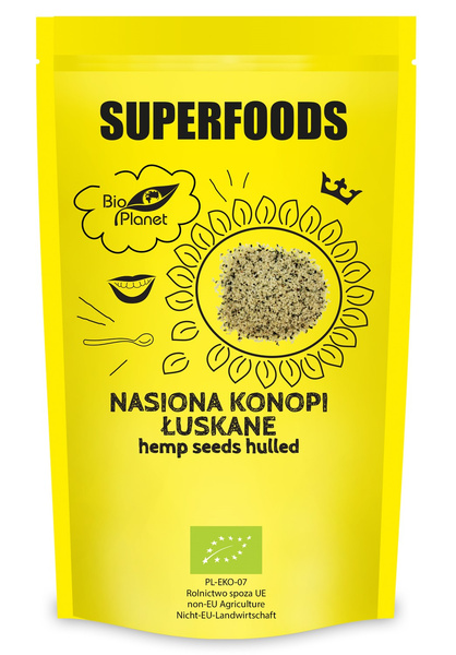 Nasiona konopi łuskane 200 g - Bio Planet (BIO)