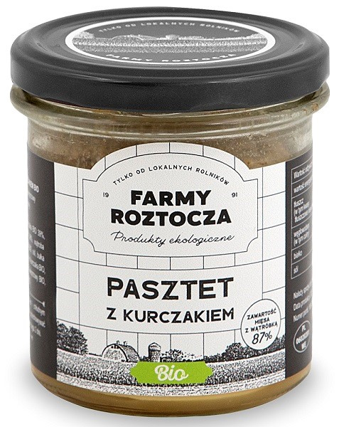 Pasztet drobiowo wieprzowy 180 g  - Farmy Roztocza (EKO)