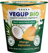 Deser kokosowy mango bezglutenowy vegangurt 140 g - Vegup Bio (BIO)