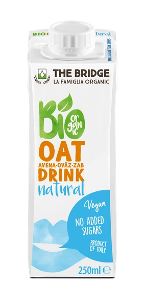 Napój Owsiany Naturalny Bez Dodatku Cukrów Bio 250 Ml - The Bridge