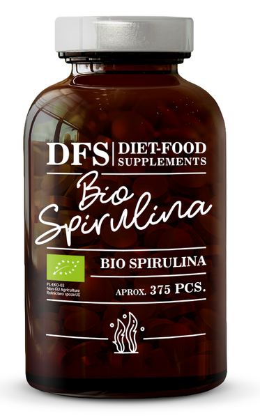 Spirulina (400 mg) 375 szt. - DIET-FOOD (EKO)