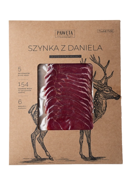 Szynka Z Daniela Dojrzewająca Plastry 50 G - Pawęta