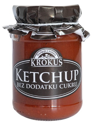 Ketchup bezglutenowy 180 g - Krokus