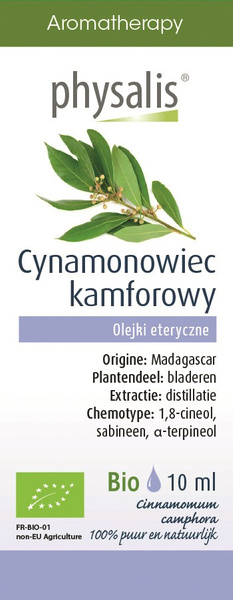 Olejek eteryczny cynamonowiec kamforowy 10 ml - Physalis (EKO)