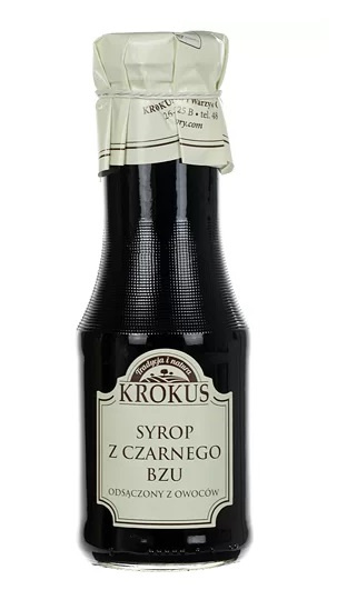 Syrop z czarnego bzu bezglutenowy 355 g (280 ml) - Krokus