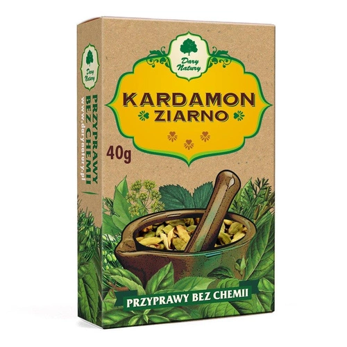 Kardamon Ziarno 40 G - Dary Natury