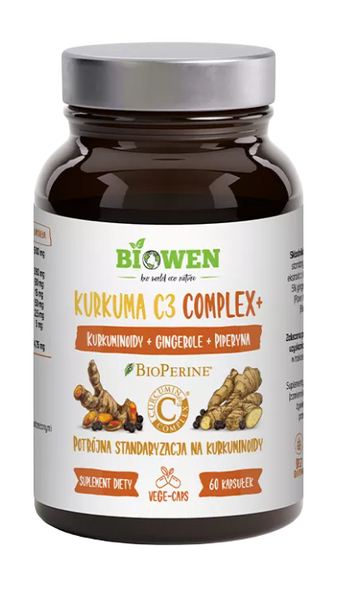 Kurkuma C3 complex + bezglutenowa 60 szt. - Biowen