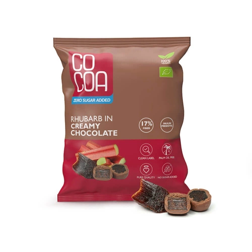 Rabarbar W Czekoladzie Creamy Bio 70 G - Cocoa