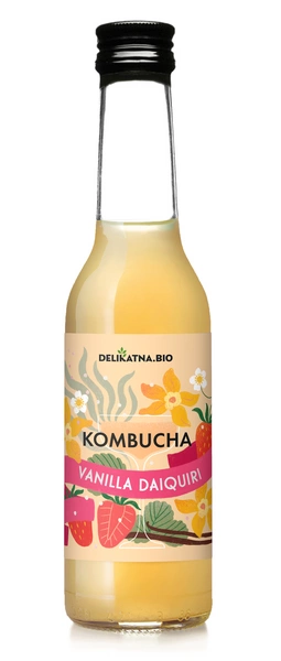 Kombucha Vanilla Daiquiri Bio 270 Ml - Delikatna (Zakwasownia)