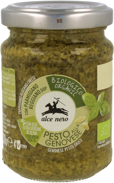 Pesto Genovese (Sos Bazyliowy) 130g - Alce Nero