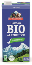 Mleko alpejskie UHT o obniżonej zawartości LAKTOZY (3,5 %) 1 l - Berchtesgadener Land (BIO)