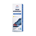 Tran norweski cytrynowy omega-3 (1000 mg) 500 ml - Osavi