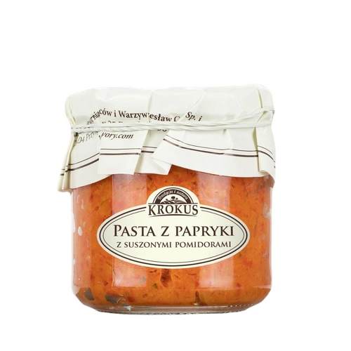 Pasta Z Papryki Z Suszonymi Pomidorami Bezglutenowa 180 G - Krokus