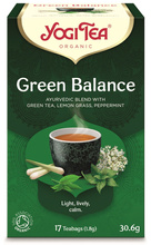 Herbata zielona równowaga "green balance" (17 saszetek) 30,6 g - Yogi Tea (BIO)