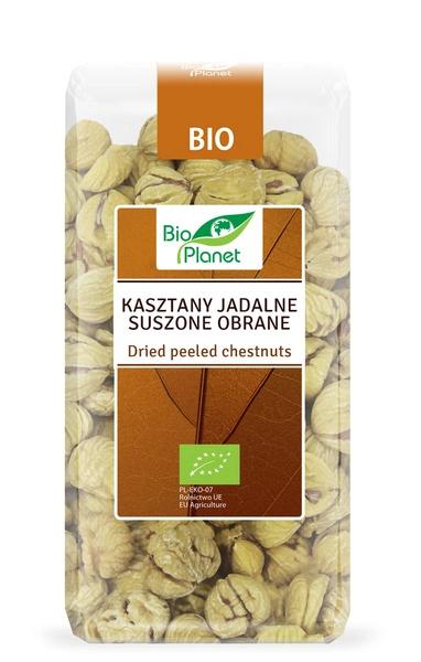 Kasztany Jadalne Suszone Obrane Bio 400 G  -  BIO PLANET