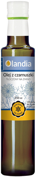 OLEJ Z CZARNUSZKI TŁOCZONY NA ZIMNO 250 ml - OLANDIA